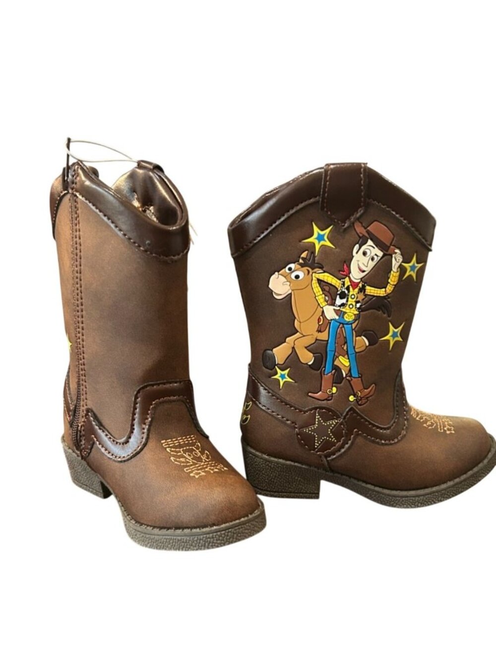 New in Box Toddler Toy Story Pull-on Boots - Brown 5T MSRP: $29.99